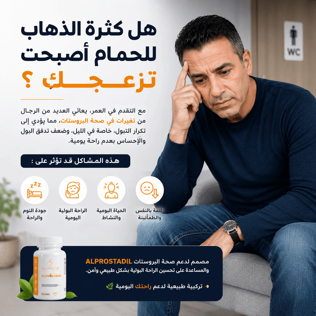 كبسولات لتحسين صحة البروستاتا - 60 كبسولة ODAFLOR™